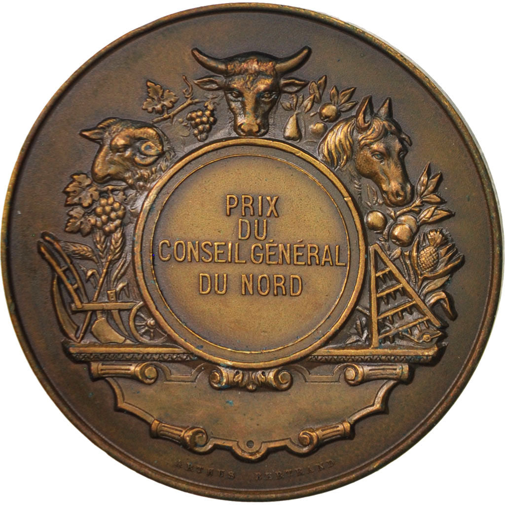 Frankreich, Medal, Prix du Conseil Général du Nord, Business & industry, XXth