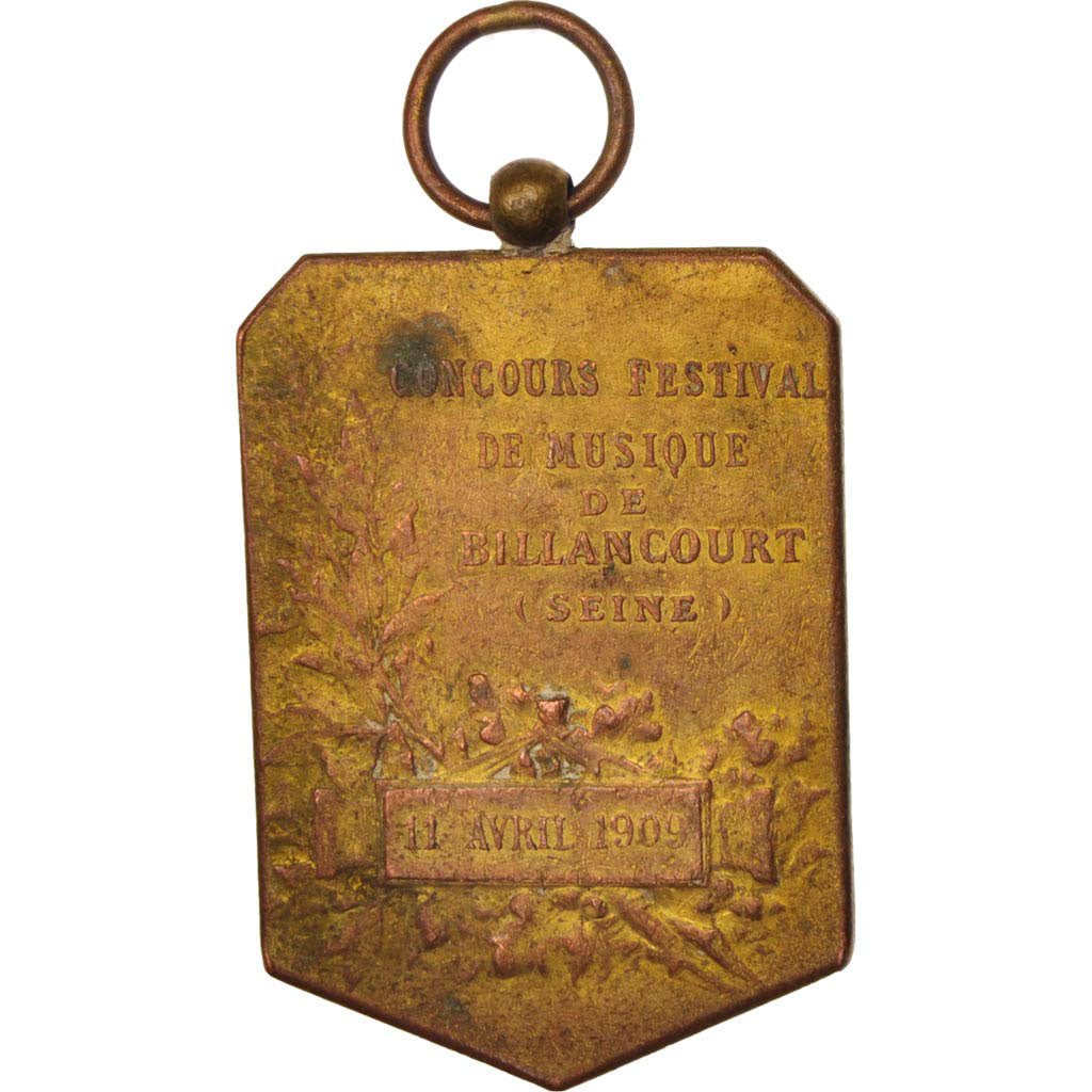 Francia, Medal, Société des Fêtes Sèvriennes, Fédération Orphéonique