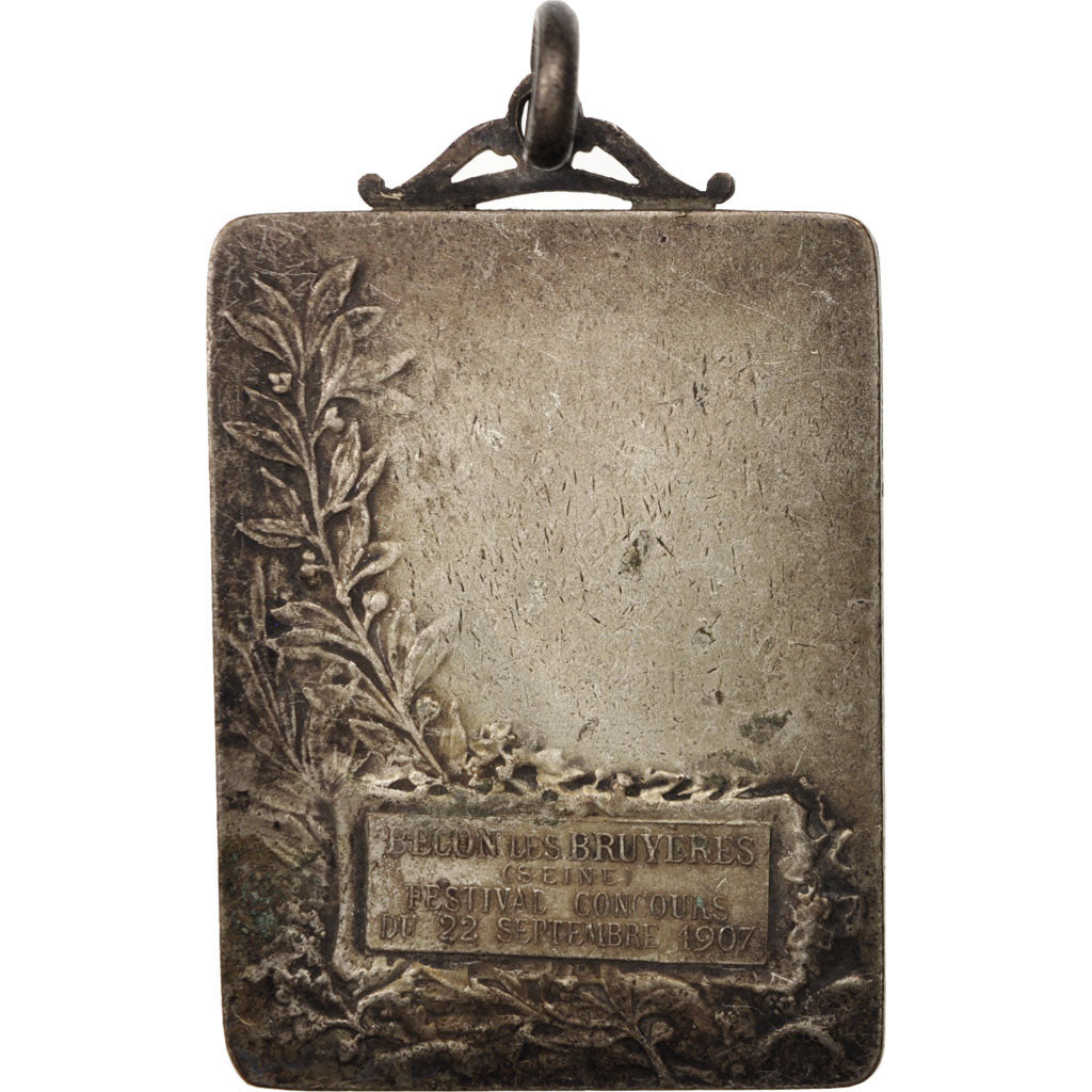 Frankrijk, Medal, Becon Les Bruyères, Festival concours 1907, Arts & Culture