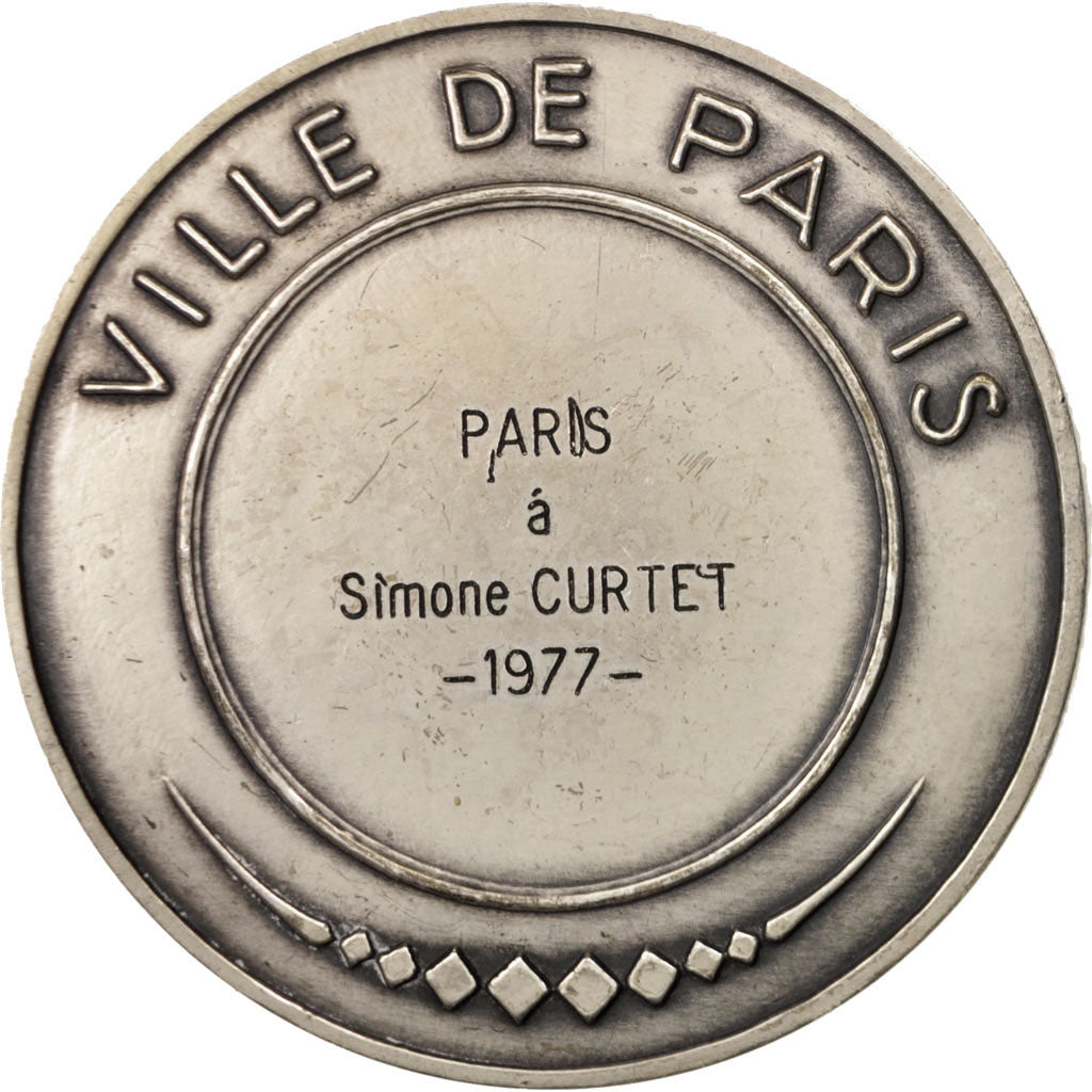 Francia, Medal, Ville de Paris, Fluctuat nec Mergitur, Politics, Society, War