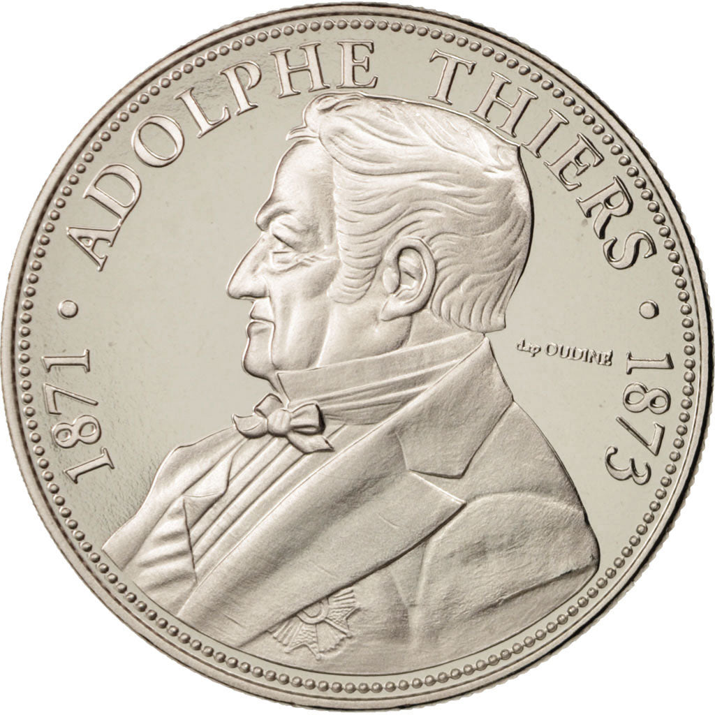 Francia, Medal, Les Présidents de la République, Adolphe Thiers, French Fifth