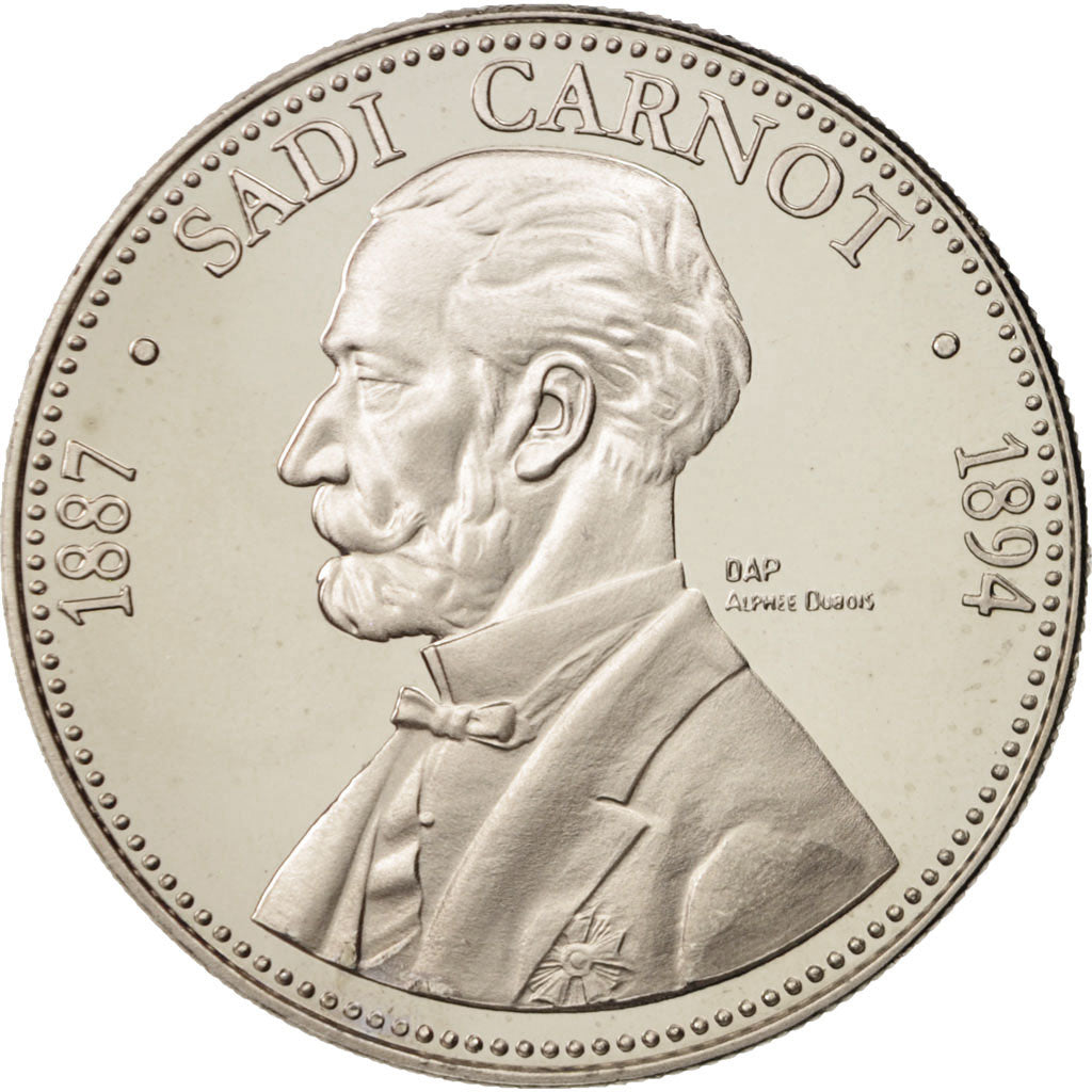 Frankreich, Medal, Les Présidents de la République, Sadi Carnot, French Fifth