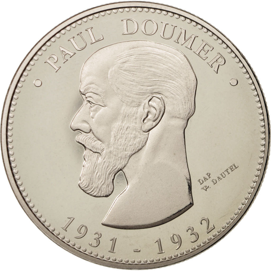 Frankreich, Medal, Les Présidents de la République, Paul Doumer, French Fifth