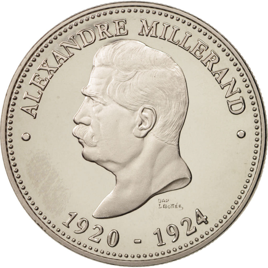 Frankreich, Medal, Les Présidents de la République, Alexandre Millerand