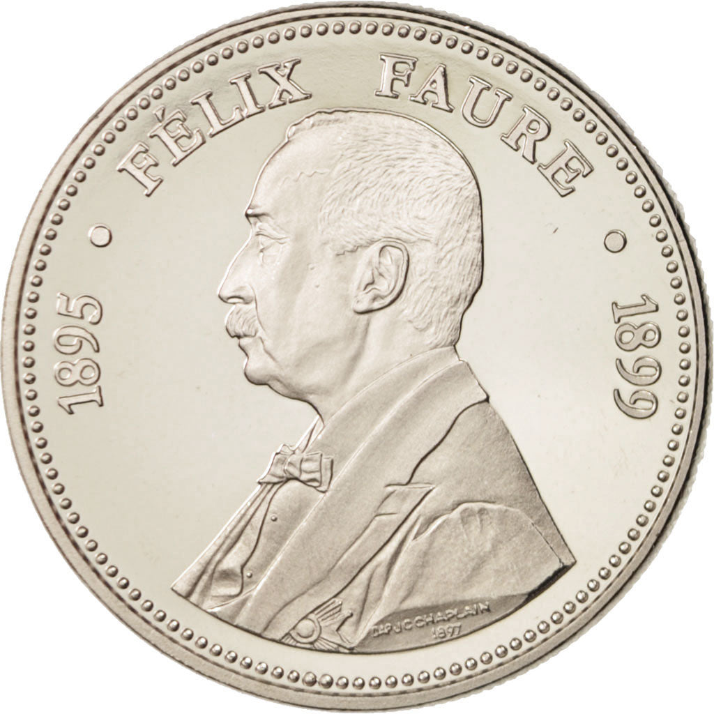 Frankrijk, Medal, Les Présidents de la République, Félix Faure, French Fifth