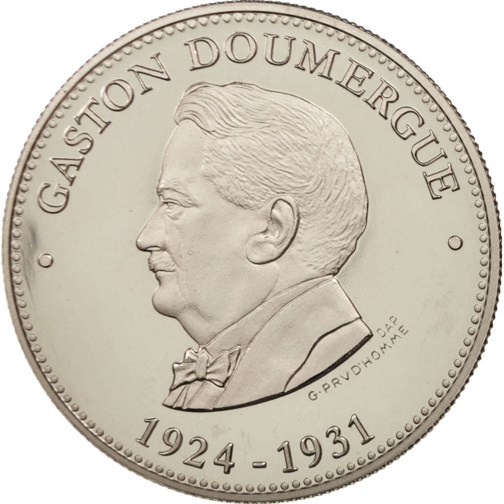 Frankrijk, Medal, Les Présidents de la République, Gaston Doumergue, French