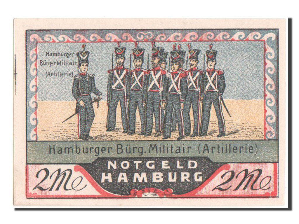 Banknote, Germany, Hamburg, 2 Mark, 1921, UNC(64), Mehl:519.1