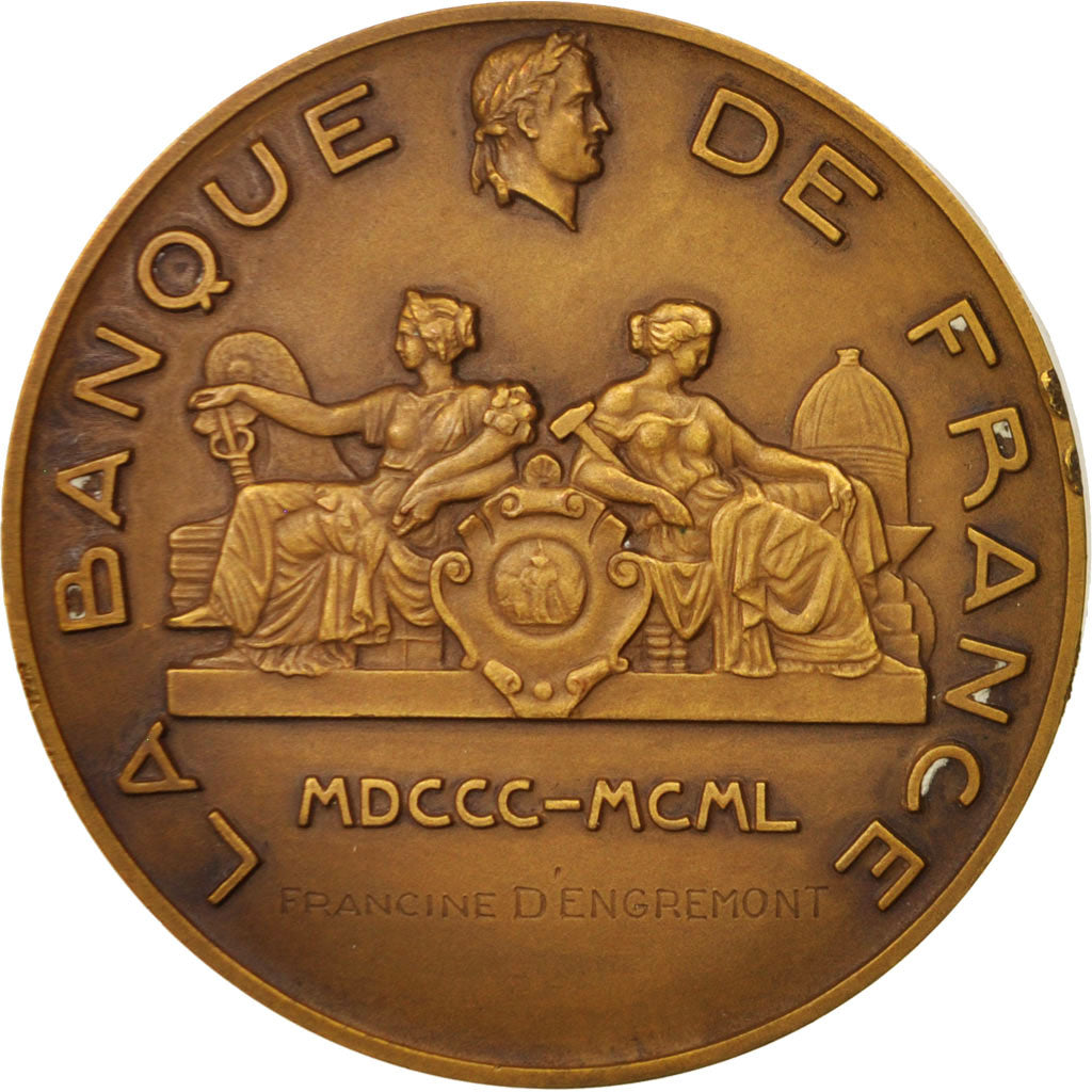 France, Medal, Banque de France, Business & industry, XXth Century, Dumarest