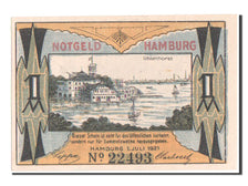 Germany, Hamburg, 1 Mark, 1921, UNC(64), Mehl #519.1