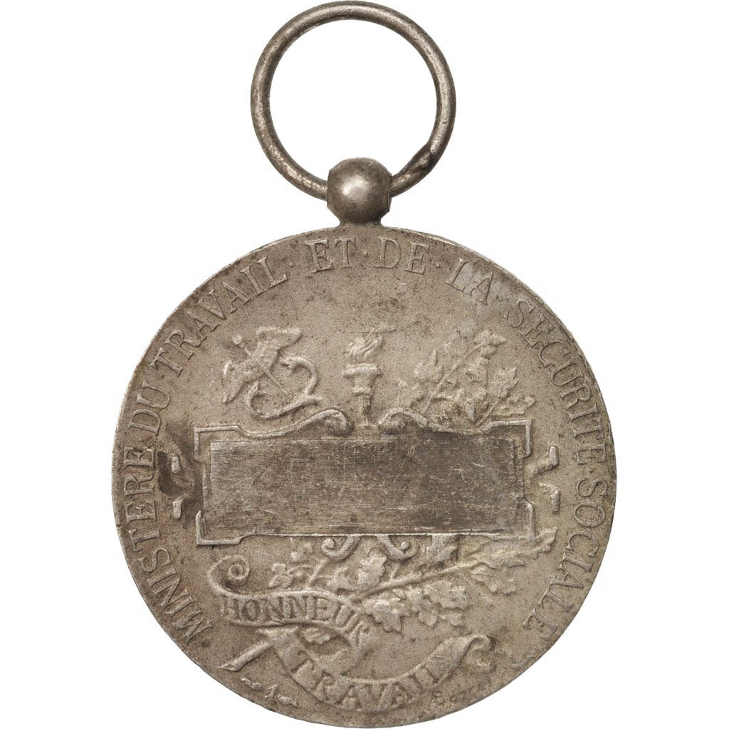 France, Médaille d'honneur du travail, Medal, Medium Quality, Borrel, Silver