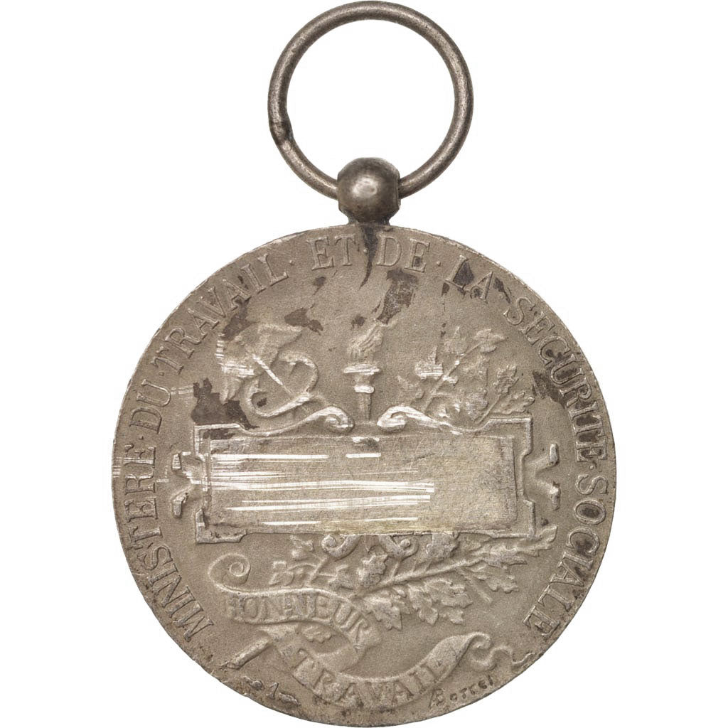 Francia, Médaille d'honneur du travail, Medal, Buona qualità, Borrel, Argento