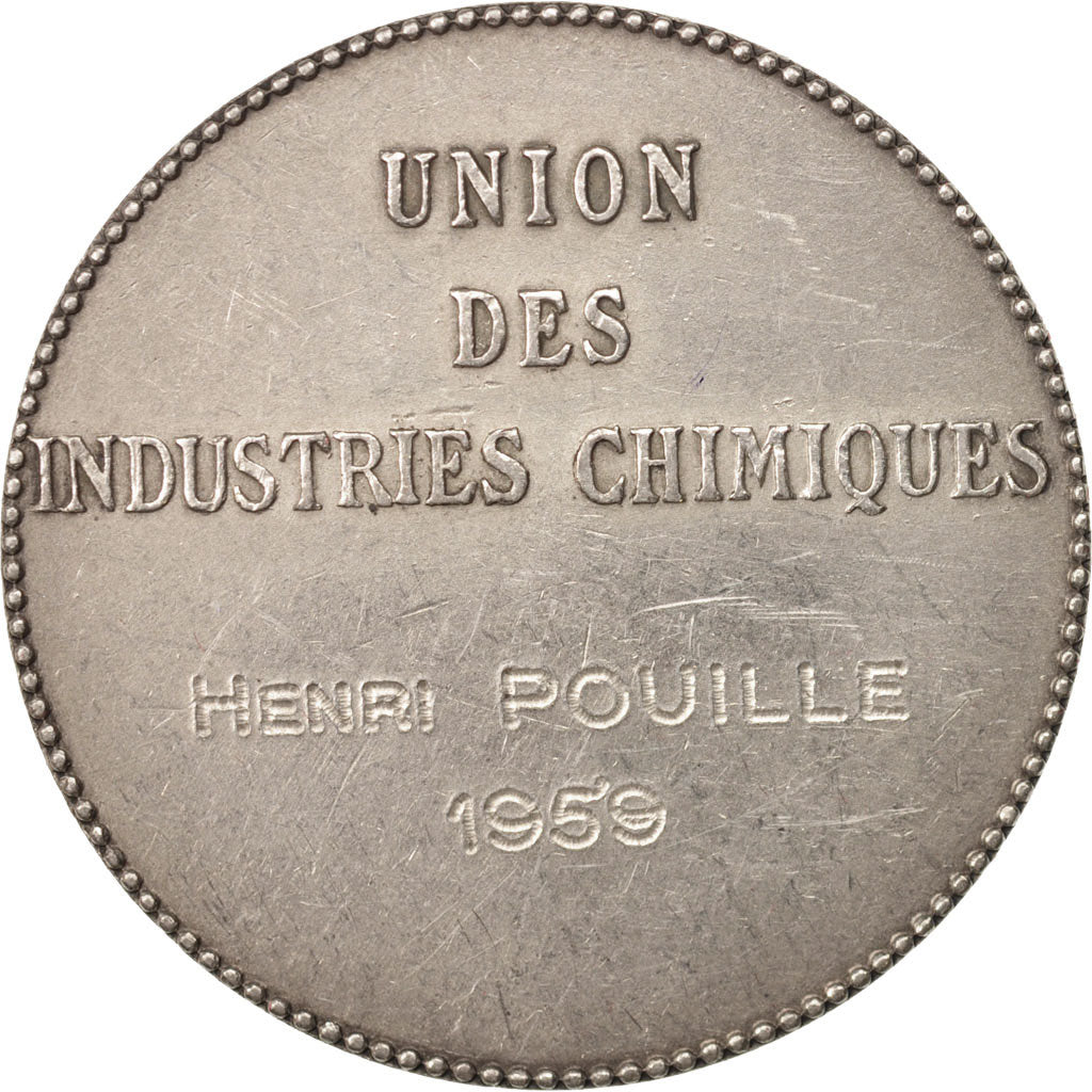 France, Medal, Union des Industries Chimiques, Sciences & Technologies, 1959