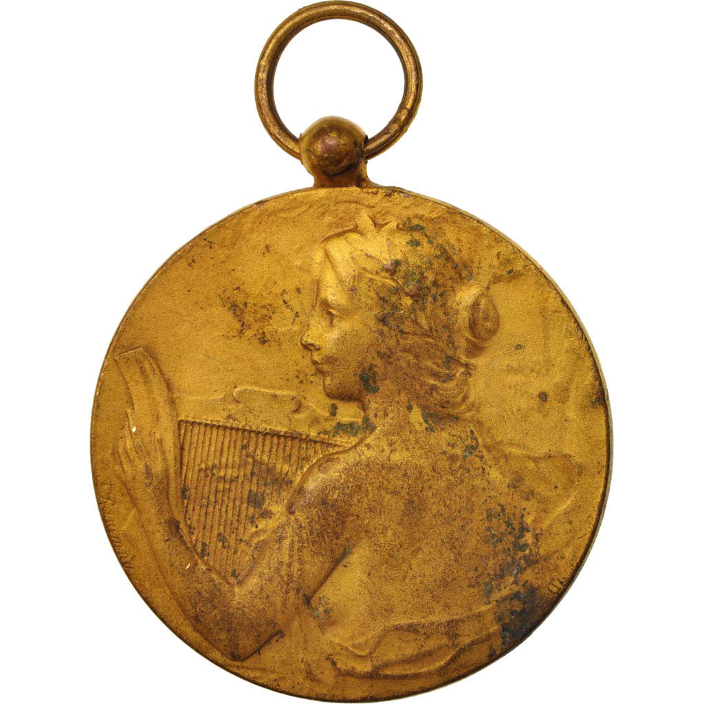 Frankrijk, Medal, Montlucon, Concours musical, Arts & Culture, 1910, Rasumny