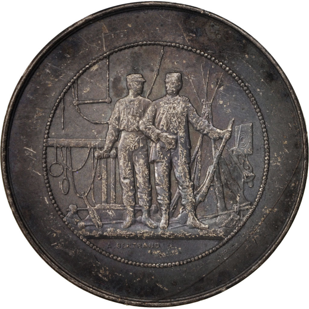 France, Medal, Société de tir de Rambervillers, Concours de 1886, Sports &