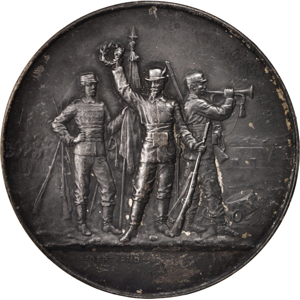 France, Medal, Société de tir de Rambervillers, Concours de 1889, Sports &