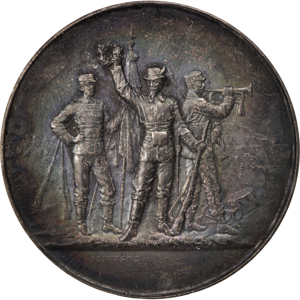 France, Medal, Société de tir de Rambervillers, Concours de 1889, Sports &