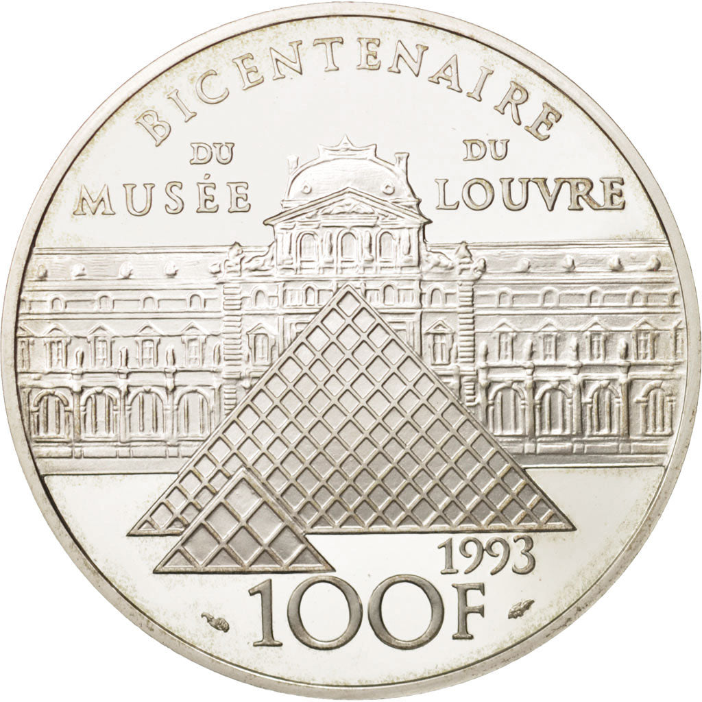 France, Liberté guidant le peuple, 100 Francs, 1993, Paris, MS(65-70), Silver