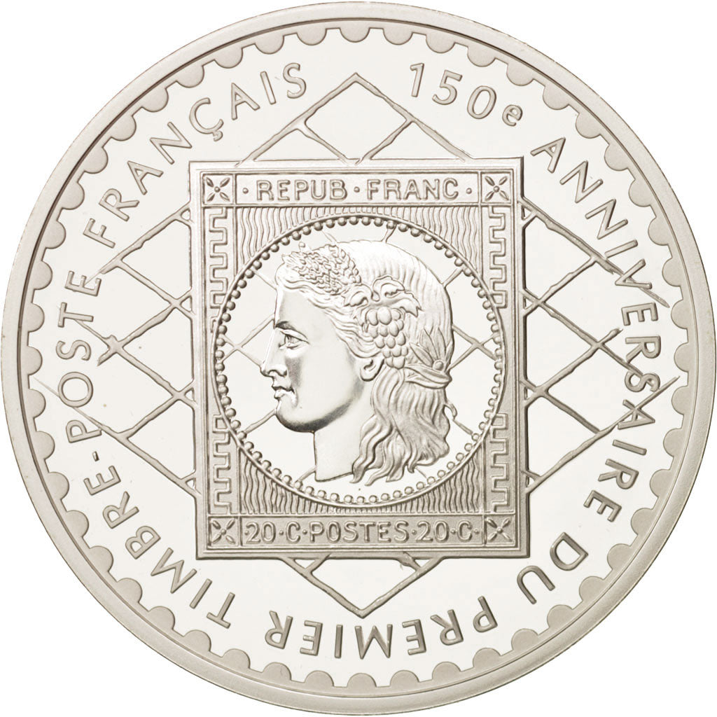 France, 10 Francs, 1999, Paris, MS(65-70), Silver, KM:1398