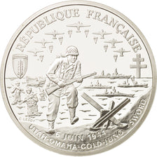 Coin, France, Franc, 1993, Paris, MS(65-70), Silver, KM:1014