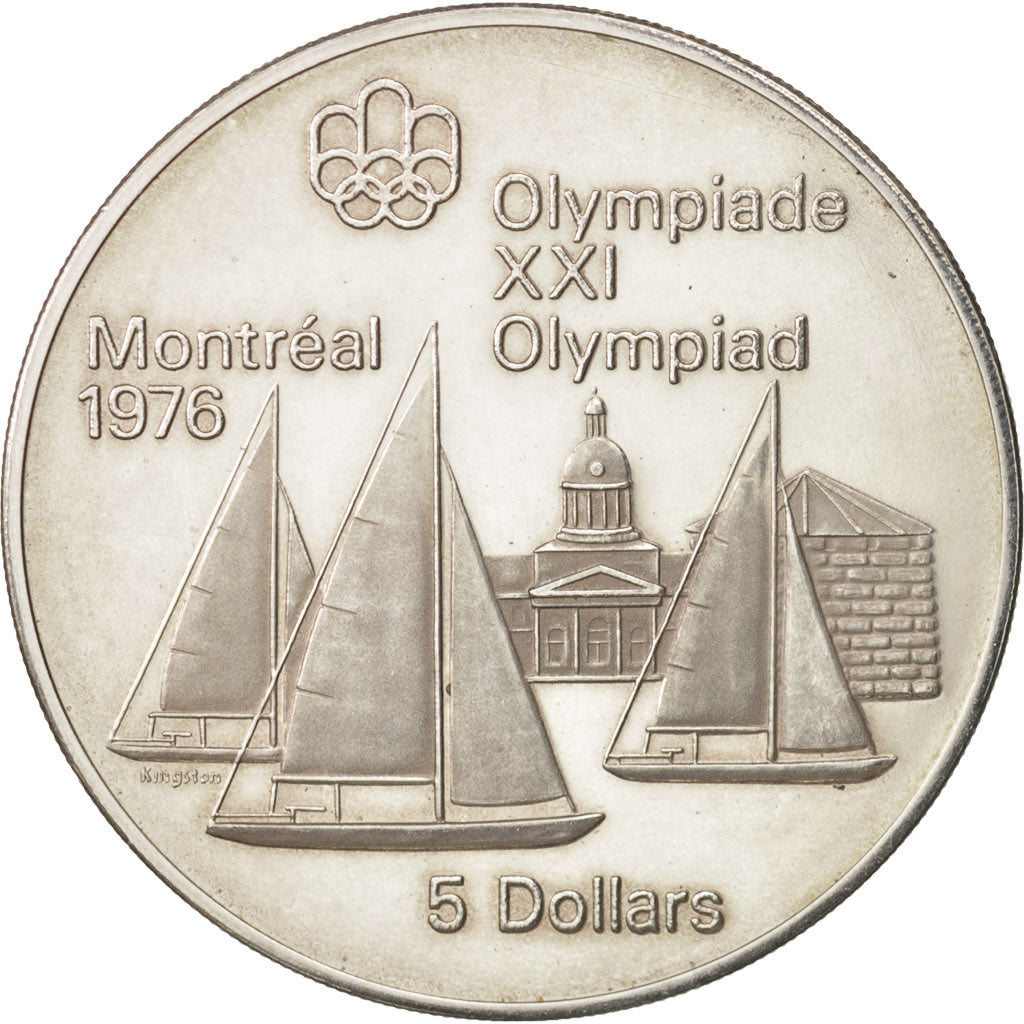 Coin, Canada, Elizabeth II, 5 Dollars, 1973, Royal Canadian Mint, Ottawa