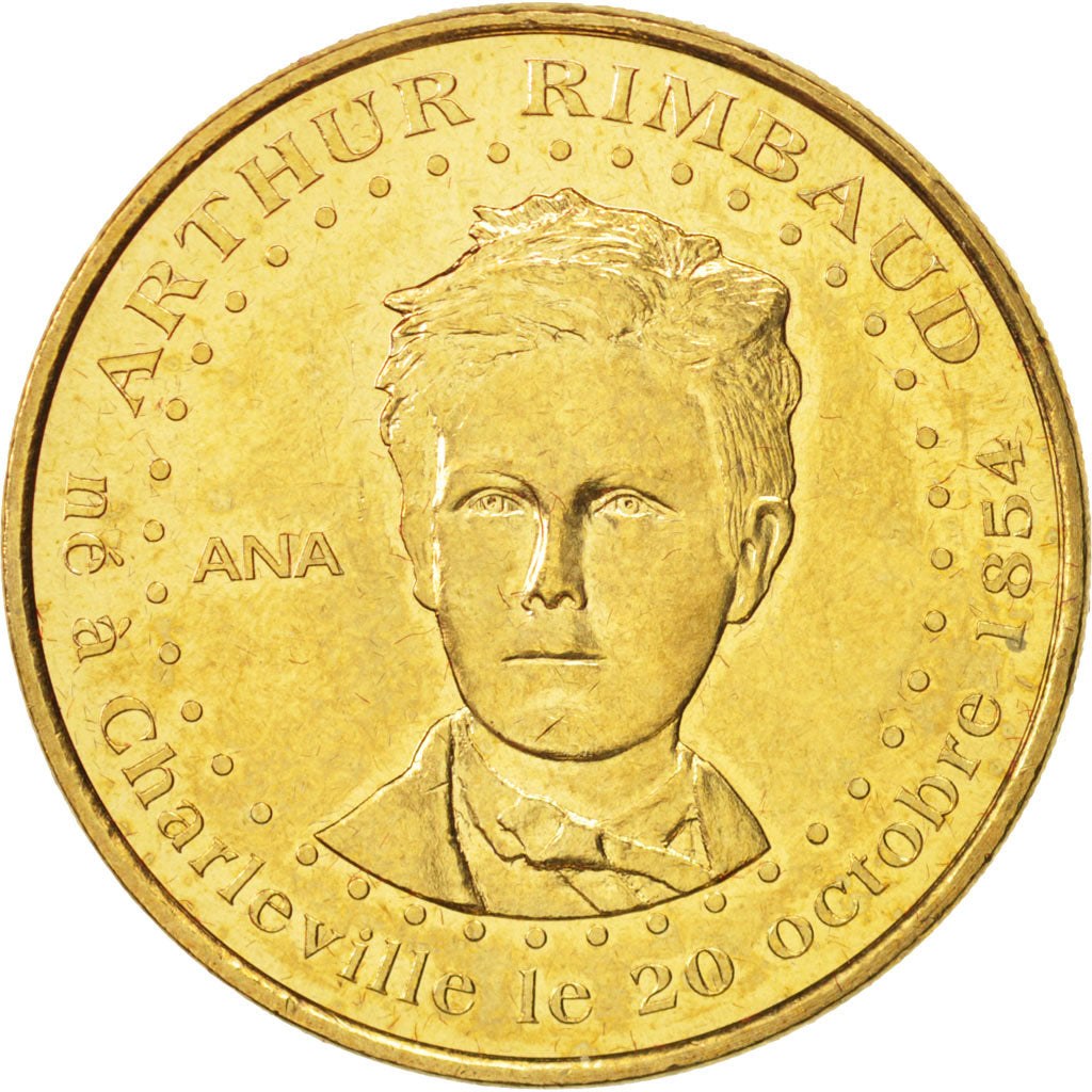 France, Token, Tourist Token, 08/ Arthur Rimbaud - Charleville, 2012, Monnaie de