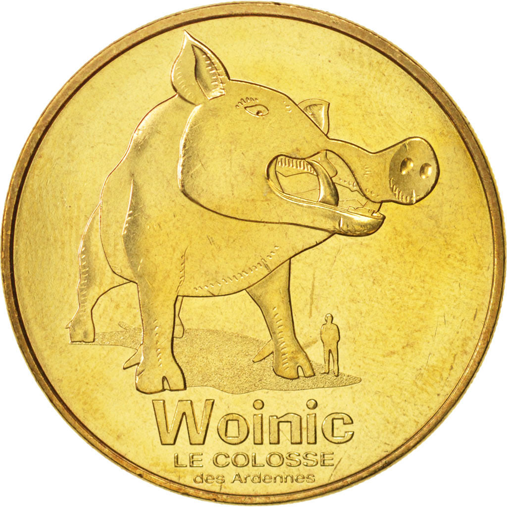 France, Token, Tourist Token, 08/ Woinic - Colosse des Ardennes, 2015, Monnaie