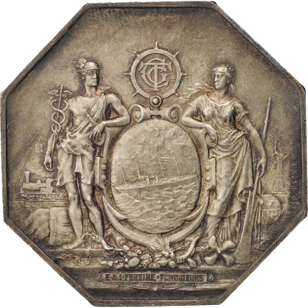 France, Token, Trades, Compagnie Générale Transatlantique, Dumarest, MS(63)