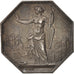 France, Token, Insurance, La Garantie Maritime, 1860, Stern, AU(55-58), Silver