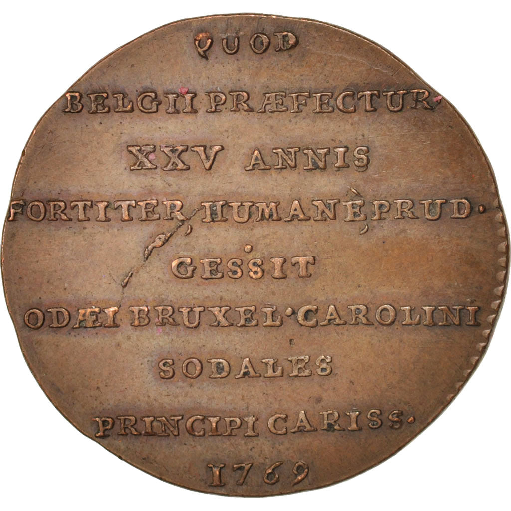 Netherlands, Token, Austrian Netherlands, Charles-Alexandre de Lorraine, 1769