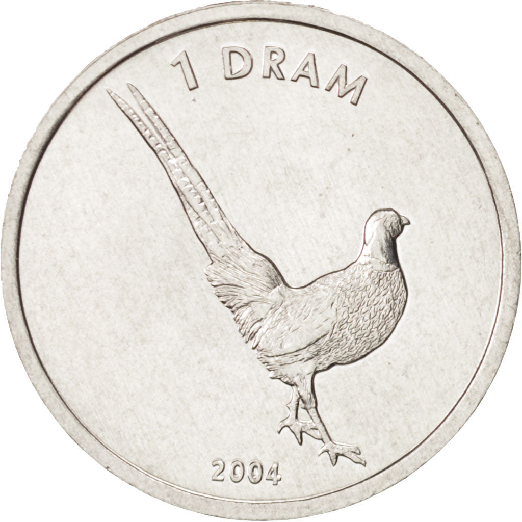 Nagorno-Karabakh, Dram, 2004, MS(65-70), Aluminum, KM:8