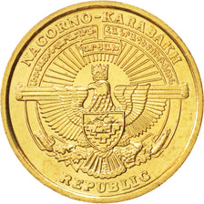 Nagorno-Karabakh, 5 Drams, 2004, MS(65-70), Brass, KM:12