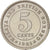 Munten, MALAYA & BRITS BORNEO, 5 Cents, 1961, FDC, Copper-nickel, KM:1