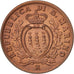 Munten, San Marino, 5 Centesimi, 1938, Rome, FDC, Bronze, KM:12