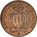 Monnaie, San Marino, 10 Centesimi, 1935, Rome, FDC, Bronze, KM:13