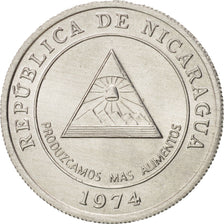 Nicaragua, 5 Centavos, 1974, MS(65-70), Aluminum