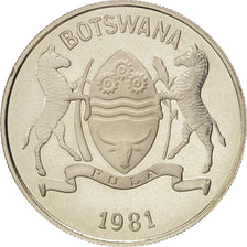 Botswana, 25 Thebe, 1981, British Royal Mint, MS(65-70), Copper-nickel, KM:6