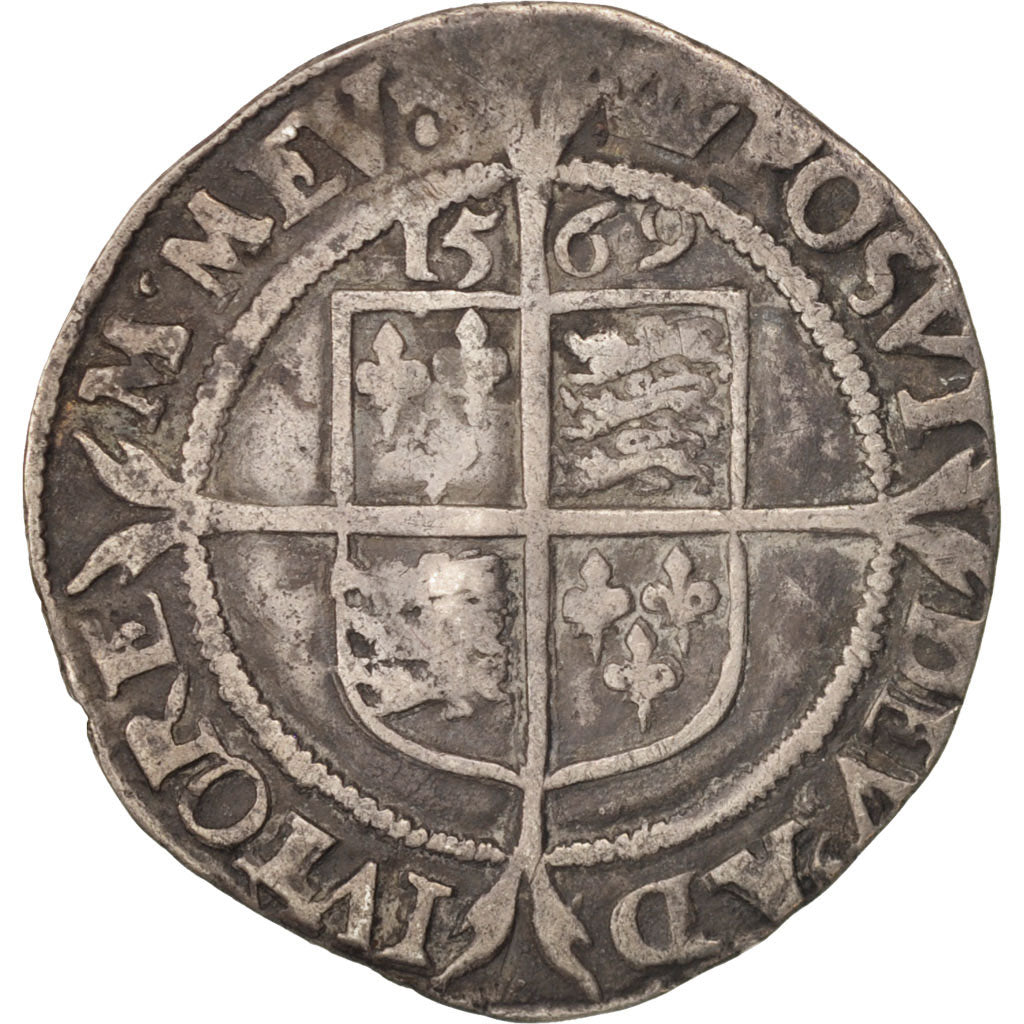 Great Britain, Elizabeth, 6 Pence, 1569, EF(40-45), Silver