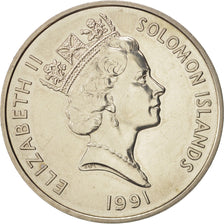 Münze, Salomonen, Dollar, 1991, UNZ, Copper-nickel, KM:30