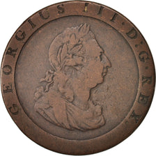 Great Britain, George III, Penny, 1797, VF(20-25), Copper, KM:618