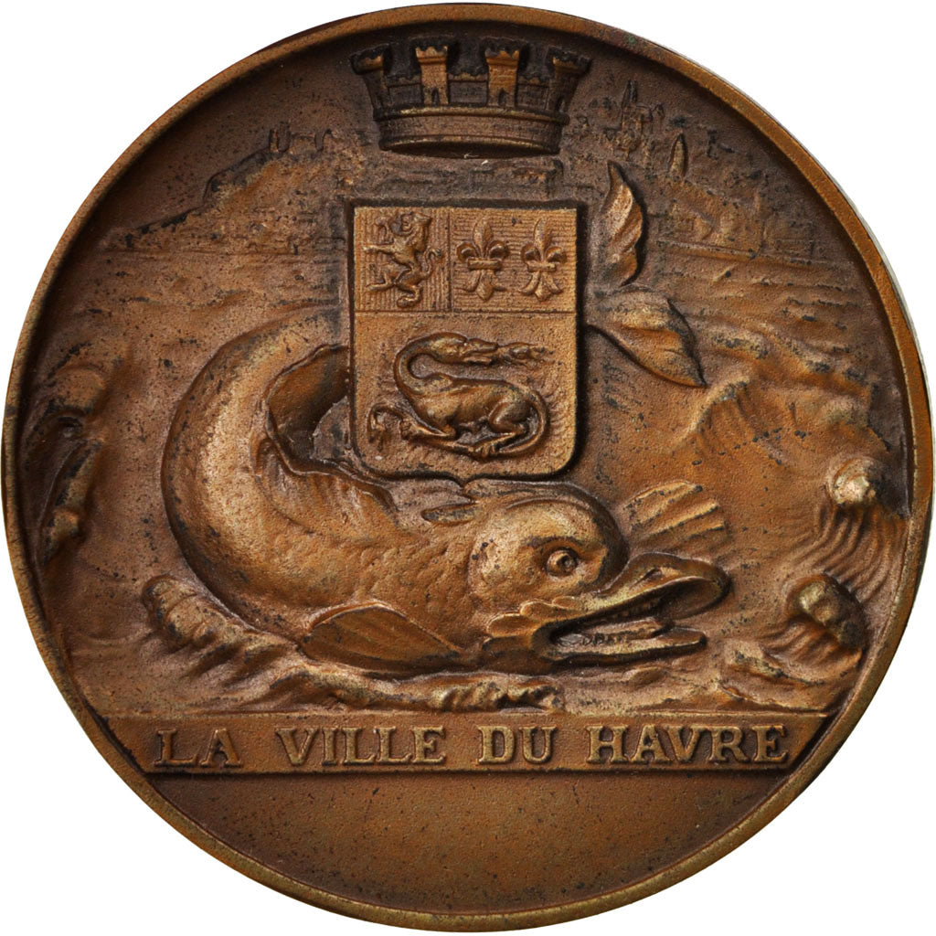 Francja, Medal, La ville du Havre, Polityka, społeczeństwo, wojna, Saladin
