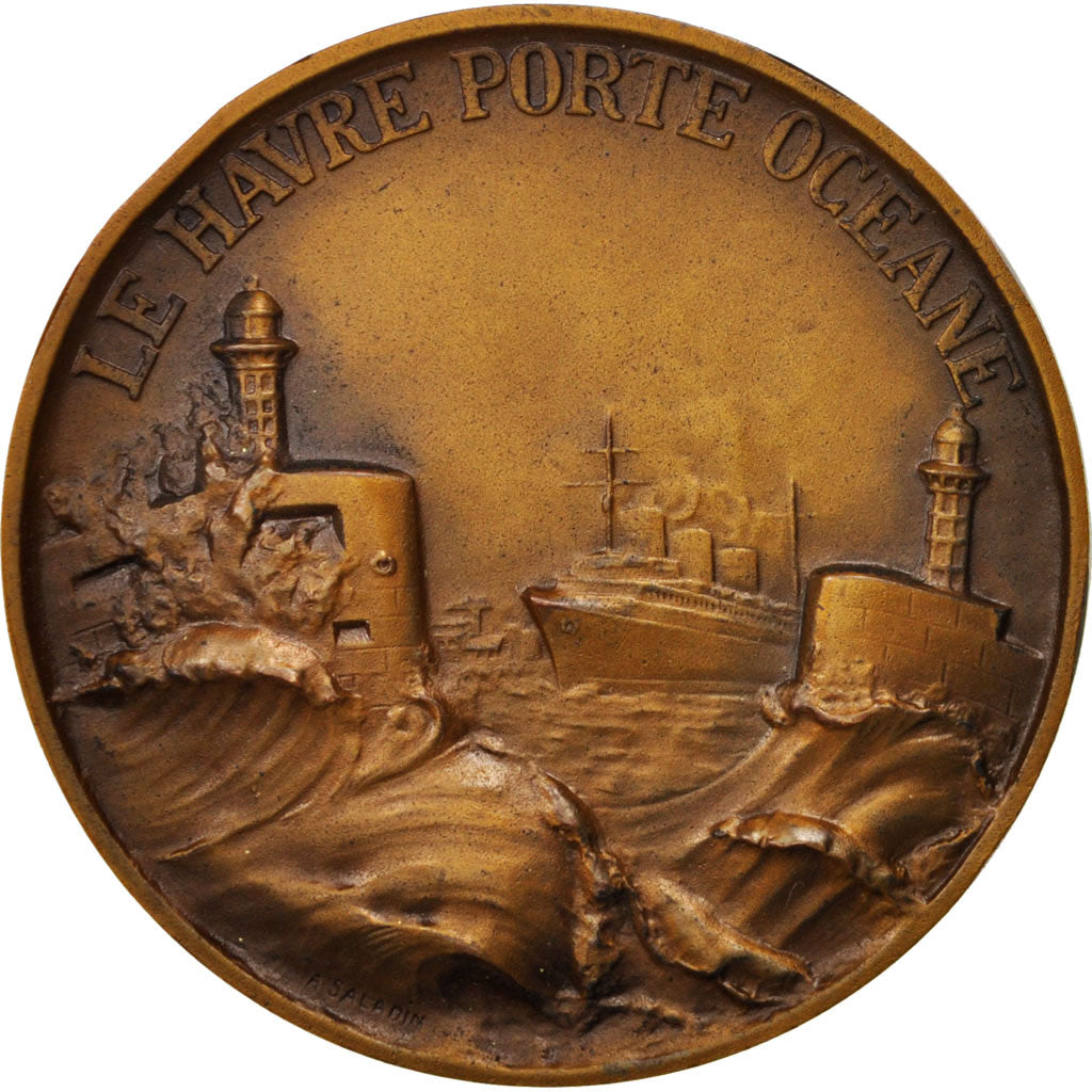 Francja, Medal, La ville du Havre, Polityka, społeczeństwo, wojna, Saladin