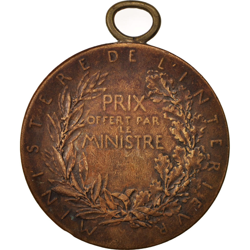 France, Medal, Offert par le Ministre, Politics, Society, War, Roty, VF(30-35)