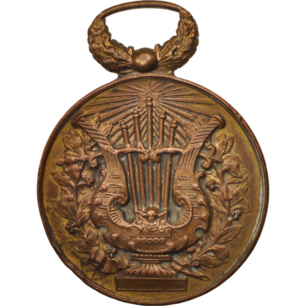 Francia, Medal, Music medal, Arts & Culture, XIXth Century, MBC+, Bronce