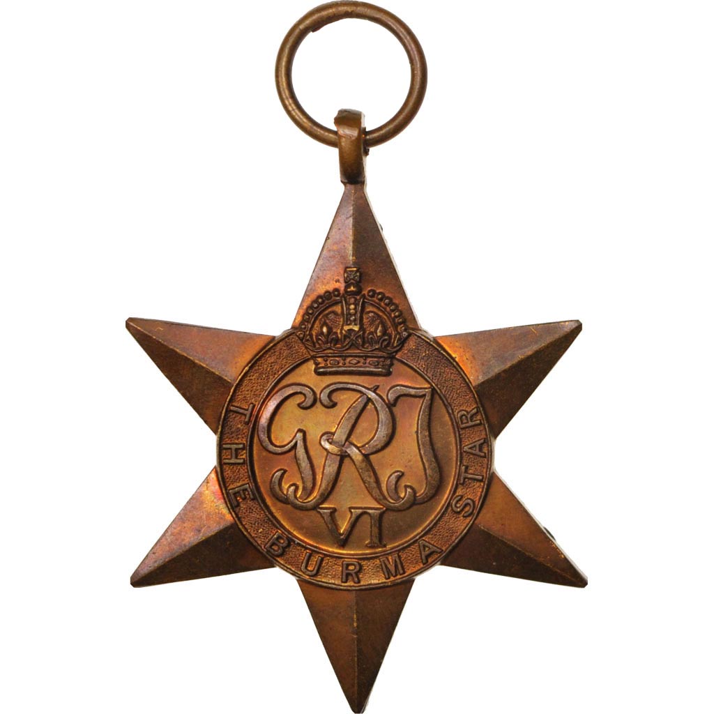 Regno Unito, The Burma Star, Medal, 1941, Eccellente qualità, Rame, 50
