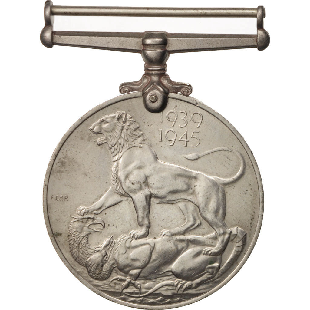United Kingdom , War Medal 1939-45, Medal, 1939-1945, Excellent Quality, Nickel