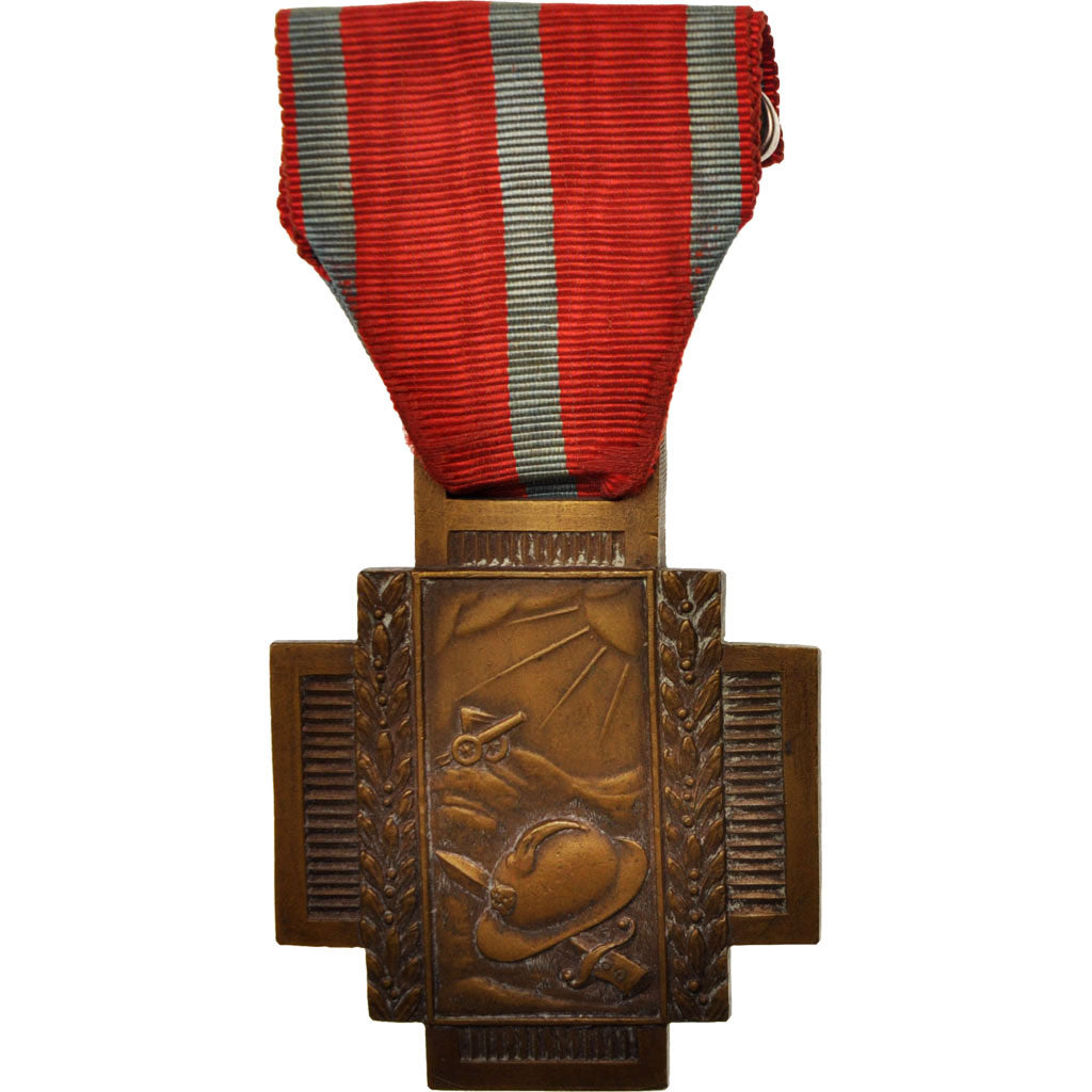 Belgium, Fire Cross 1914-18, Medal, 1914-1918, Very Good Quality, Bronze