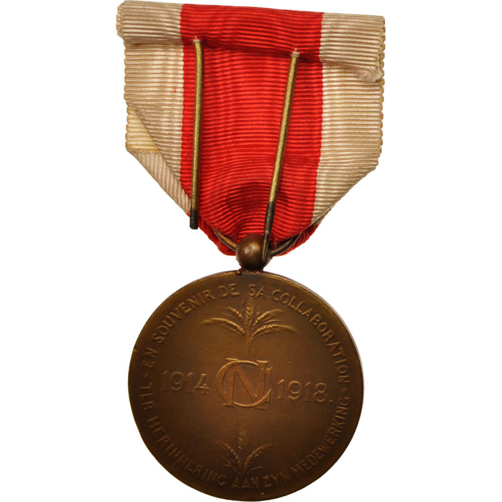 Bélgica, Medal of the National Committee for Aid and Food 1914-1918, Medal