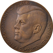 États-Unis, Medal, Kennedy, a noble servant of peace, History, 1963, TTB+