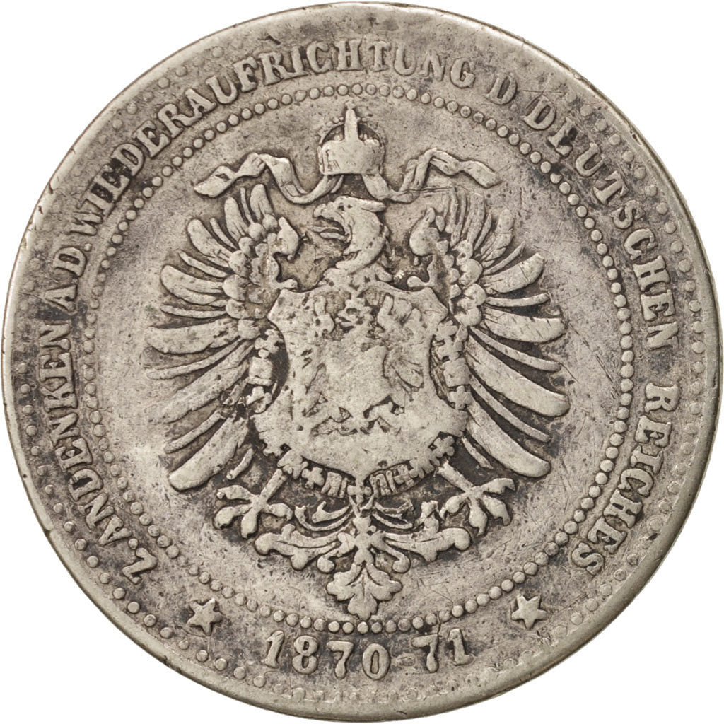 Germany, Medal, Wedding medal, Religions & beliefs, 1887, AU(50-53), Silver