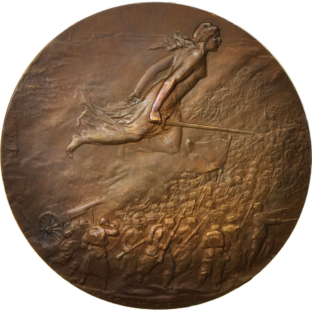 Francia, medalla, Bataille de la Marne, septembre 1914, 1914, Bronce